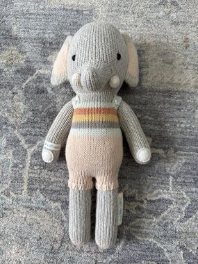 cuddle + kind Evan The Elephant Little 13" Hand-Knit Doll